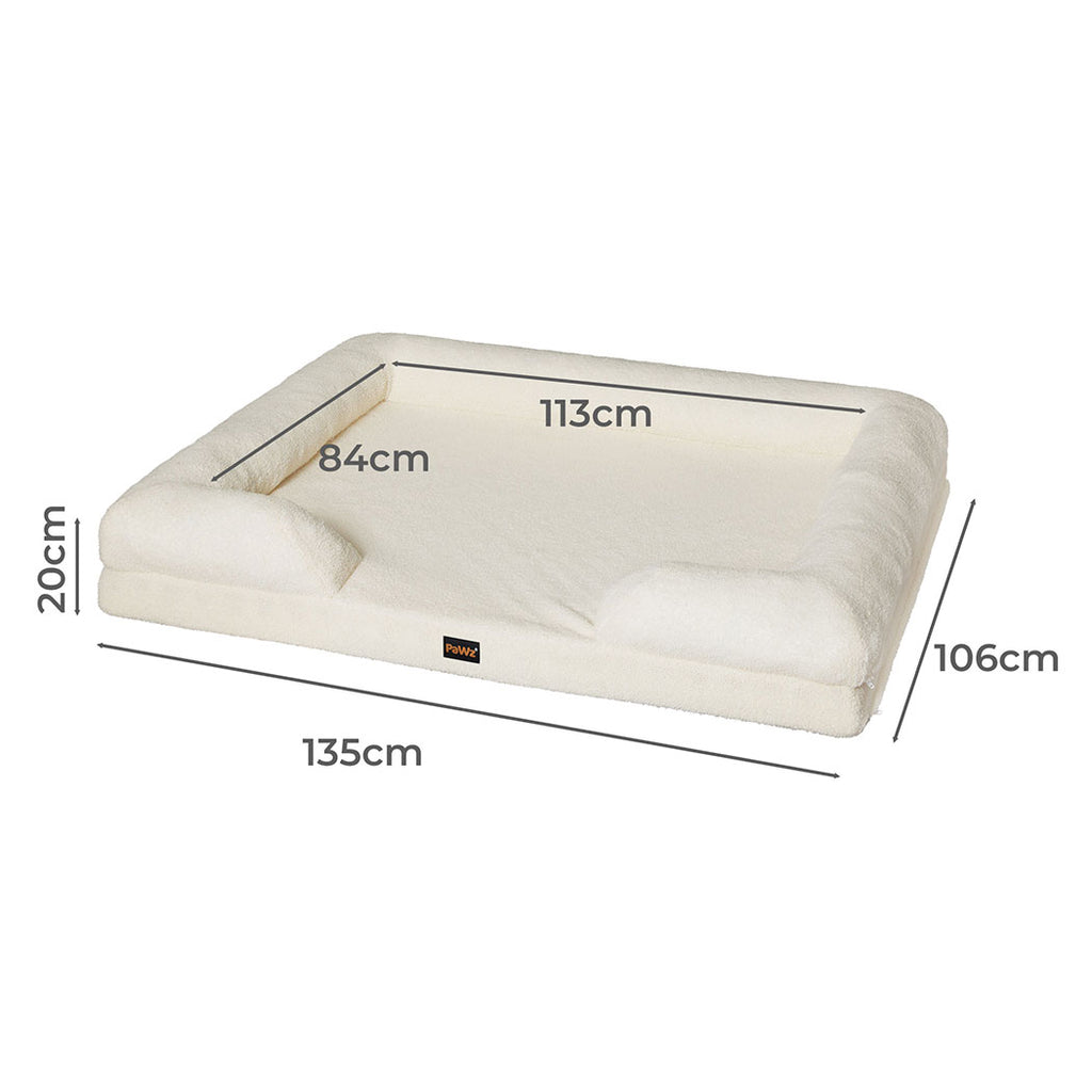 PaWz Memory Foam Pet Sofa Bed-1954802347687415810