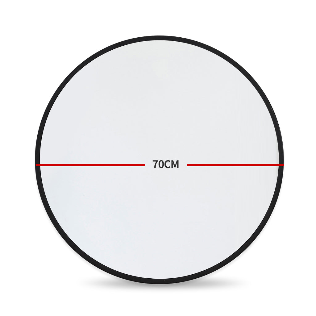 Wall Mirror Round Shaped Bathroom Makeup Large-1954802954196357122