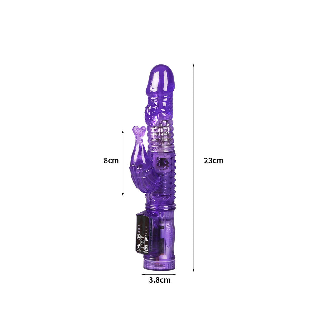Urway Rabbit Vibrator Multi Speed Rotating Purple-1954802616861069314
