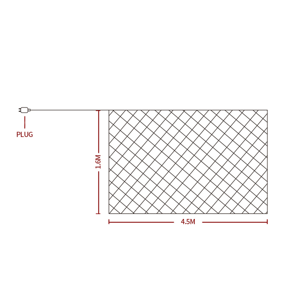 EMITTO 300LED Christmas Net Lights Mesh-1954803089135505410