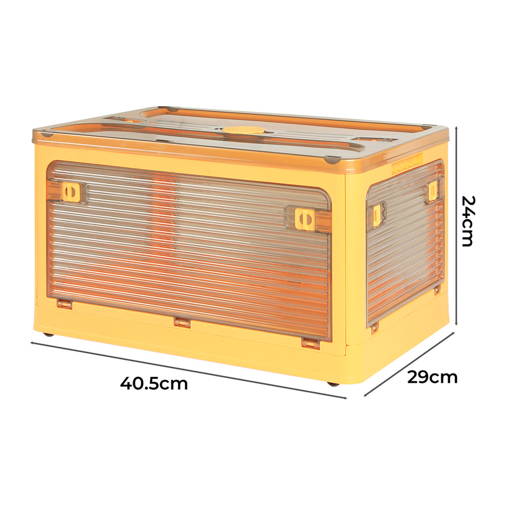 Storage Containers with Lid Clothes S Orange Small-1954802600700416002