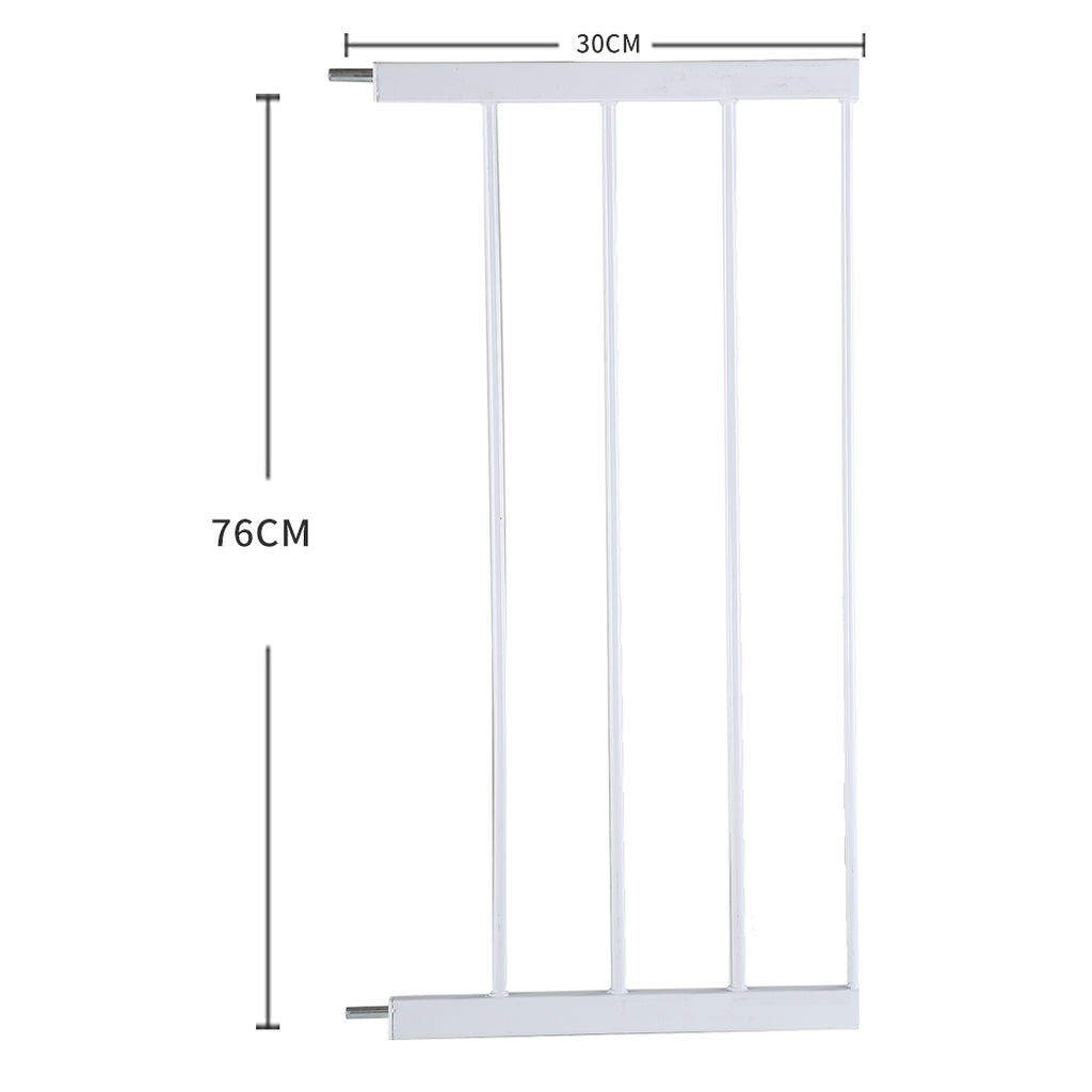 Levede Baby Safety Gate Adjustable Pet White 30cm Extension-1954802908432306178