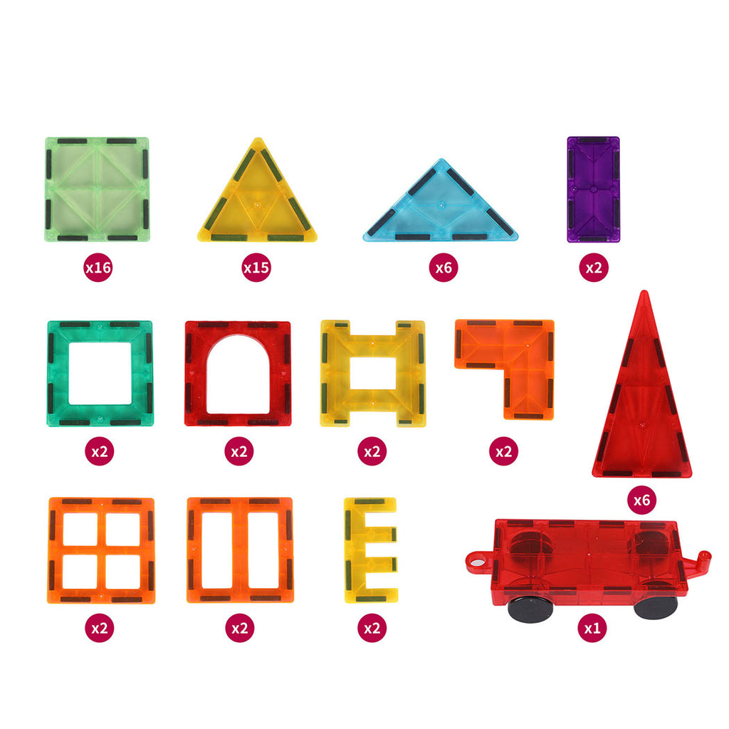 BoPeep Kids Magnetic Tiles Blocks Building-1954802770682974210
