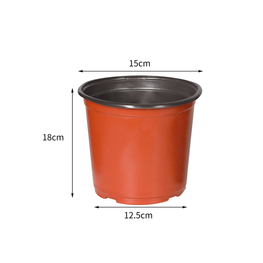 Lambu 100x Plastic Plant Pots Bulk Flowers X-Large-1963748912758132738