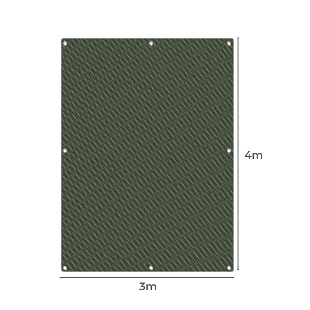 Polyester Canvas Tarp Tarpaulin Sun 4x3 Meter-1954802676395020290