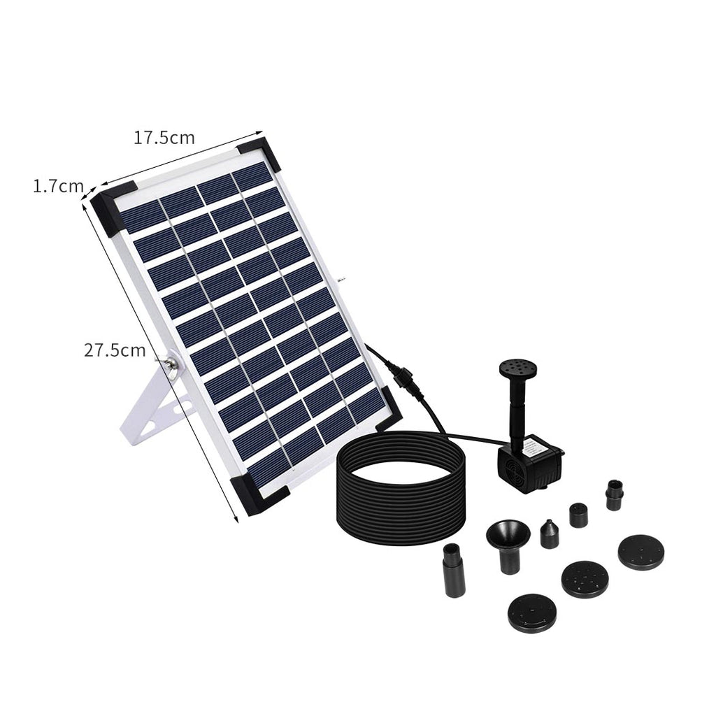 Solar Fountain 5W Powered Water Power-1954802657336102914