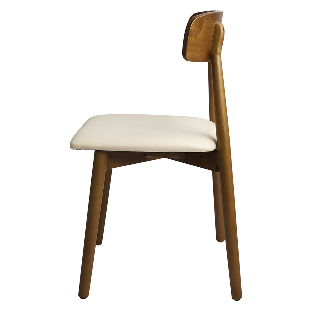 Levede 2x Dining Chairs Kitchen Chair Walnut-1954802997401882627