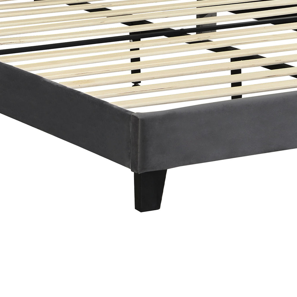 Levede Bed Frame Queen Size Mattress Grey-1954802931446452227