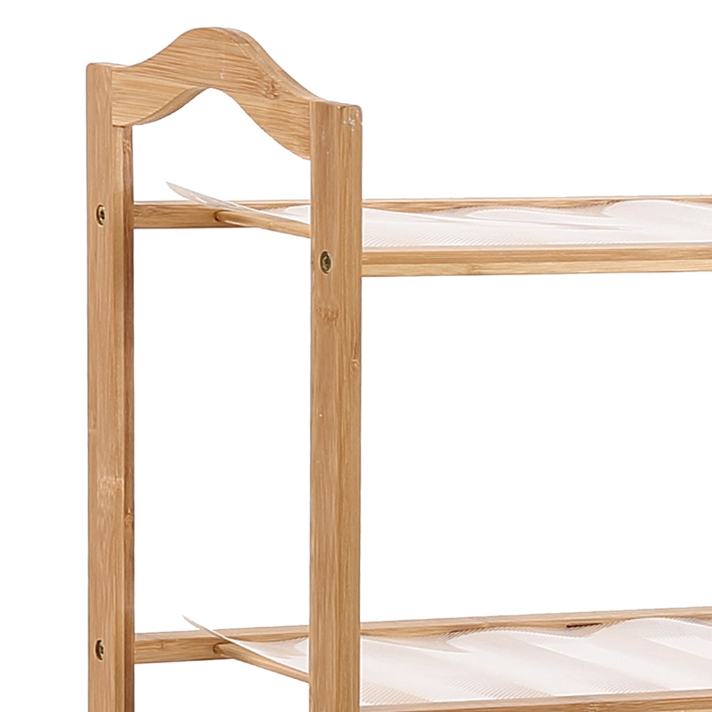 Levede Shoe Rack Bamboo Storage Wooden-1954802689313476611