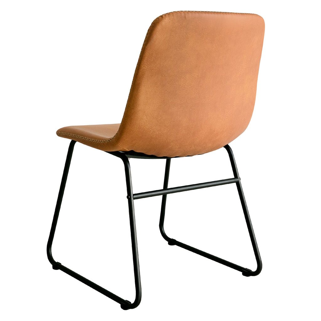 Levede 2x Dining Chairs Kitchen Table Brown-1954802996776931331
