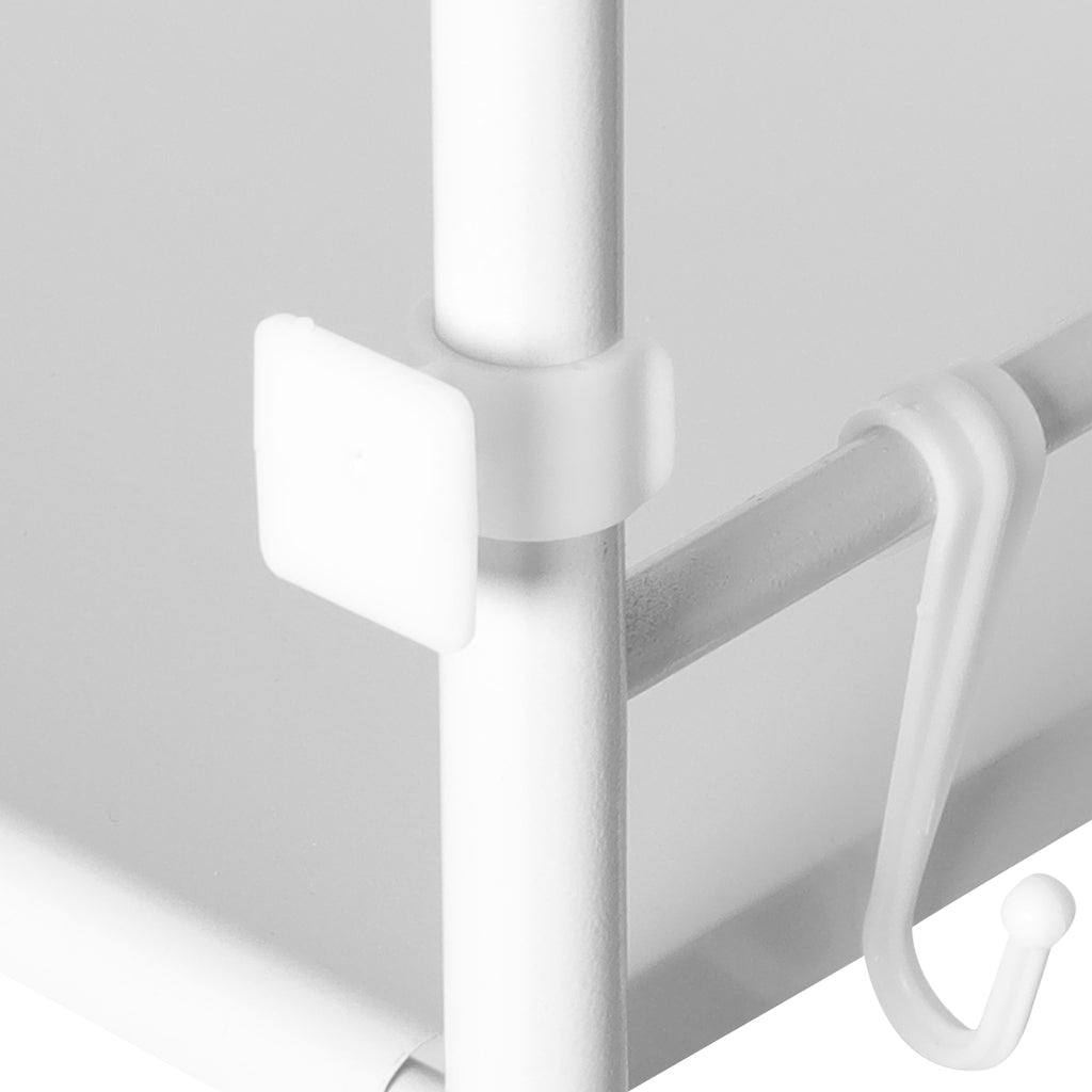 Dutxa 3 Tier Over Toilet Storage Shelf White-1954802749820506115