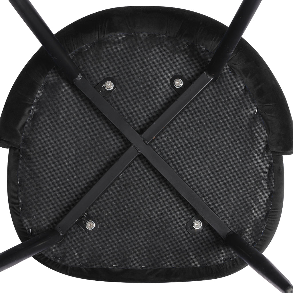 Levede 2x Dining Chairs Kitchen Cafe Black-1954802979055996931