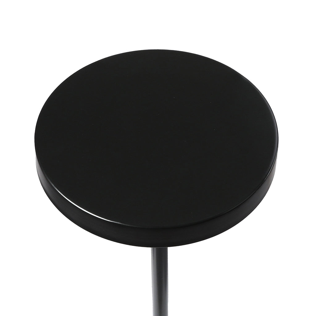 Side Table Round Tabletop Small Lightweight-1954802379861921795