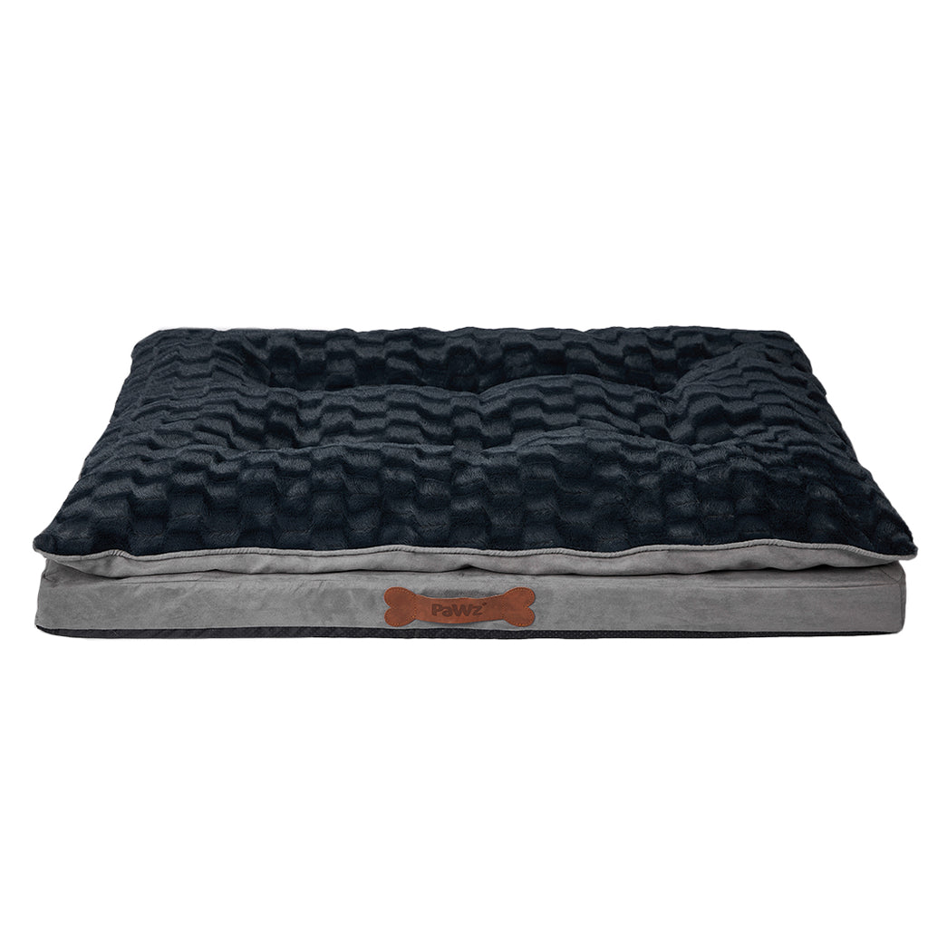 Dog Calming Bed Warm Soft Plush Comfy S Grey Small-1954802527455285251