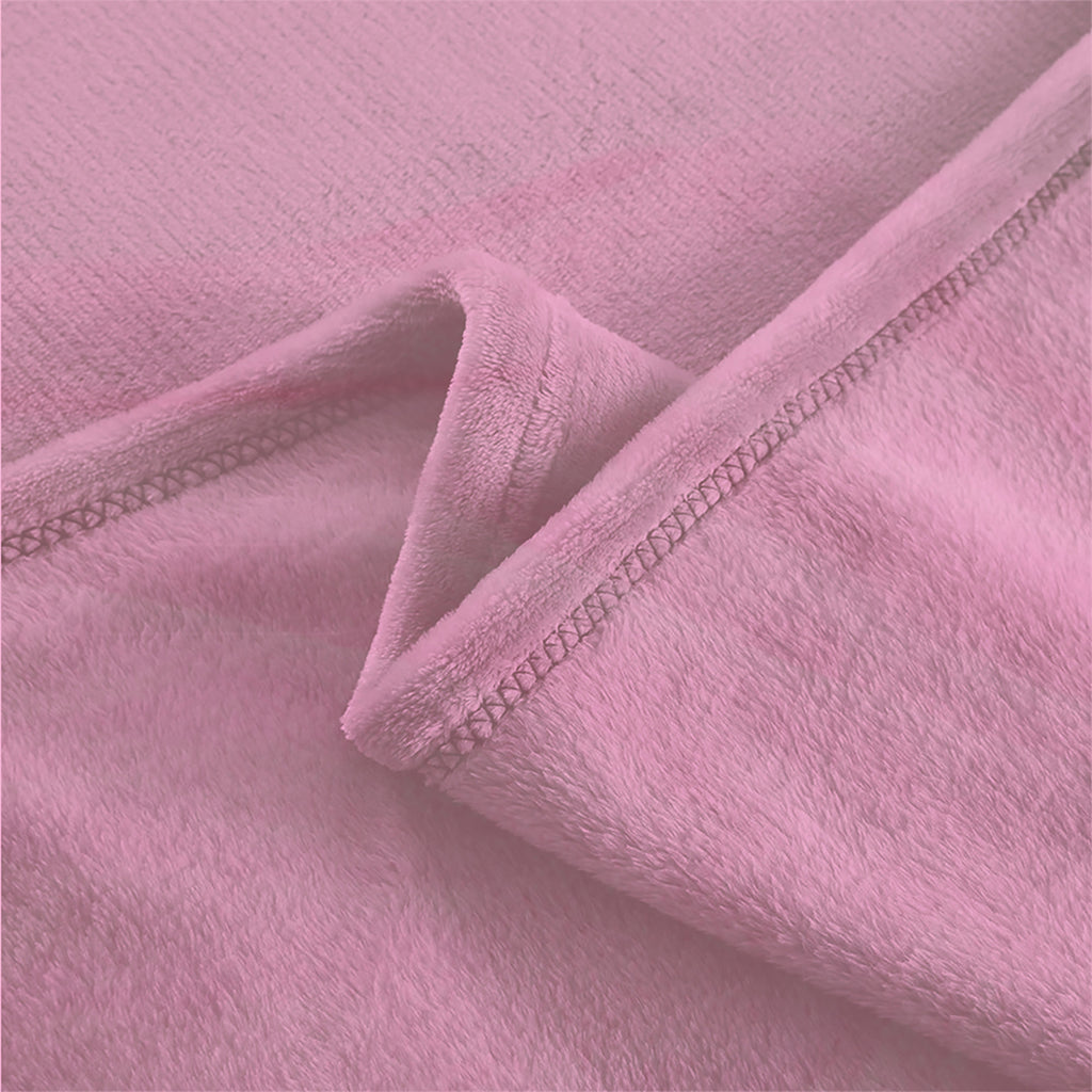 DreamZ 320GSM 220x240cm Ultra Soft Mink Pink Queen-1954802937716936707