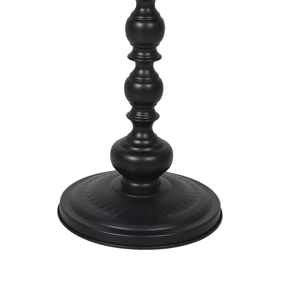 Levede Side Table Vintage End Round Black-1954802989973770243