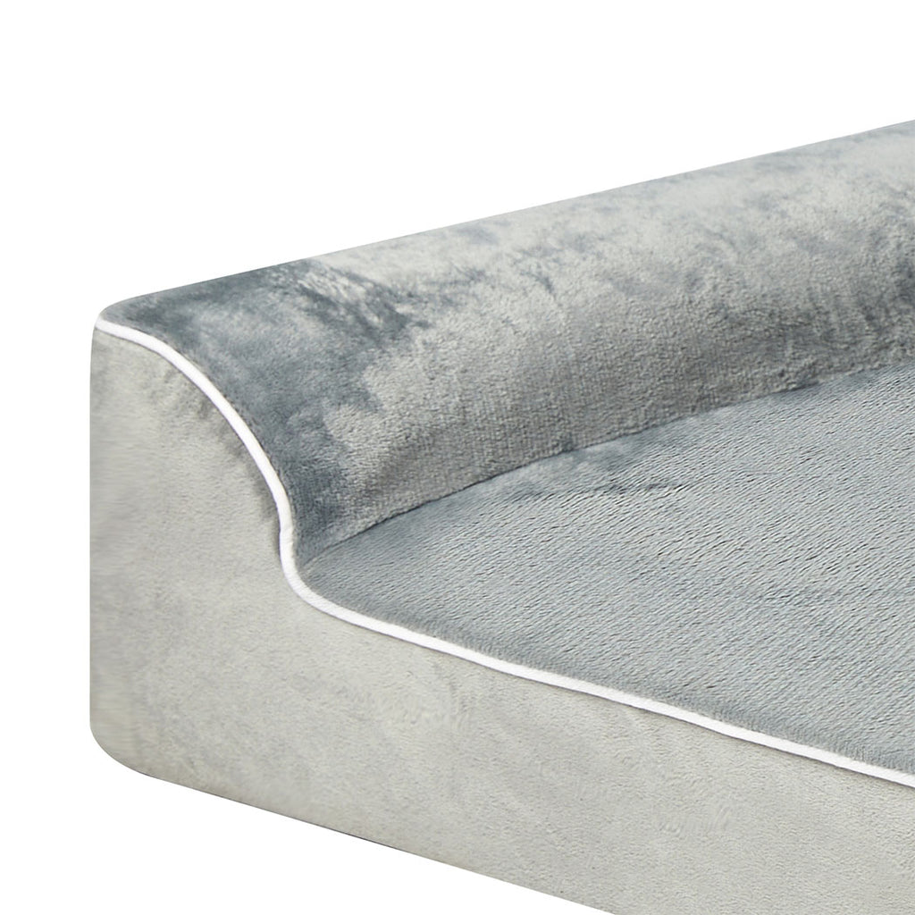 Pawz Orthopedic Dog Bed L Grey-1954802426305449988