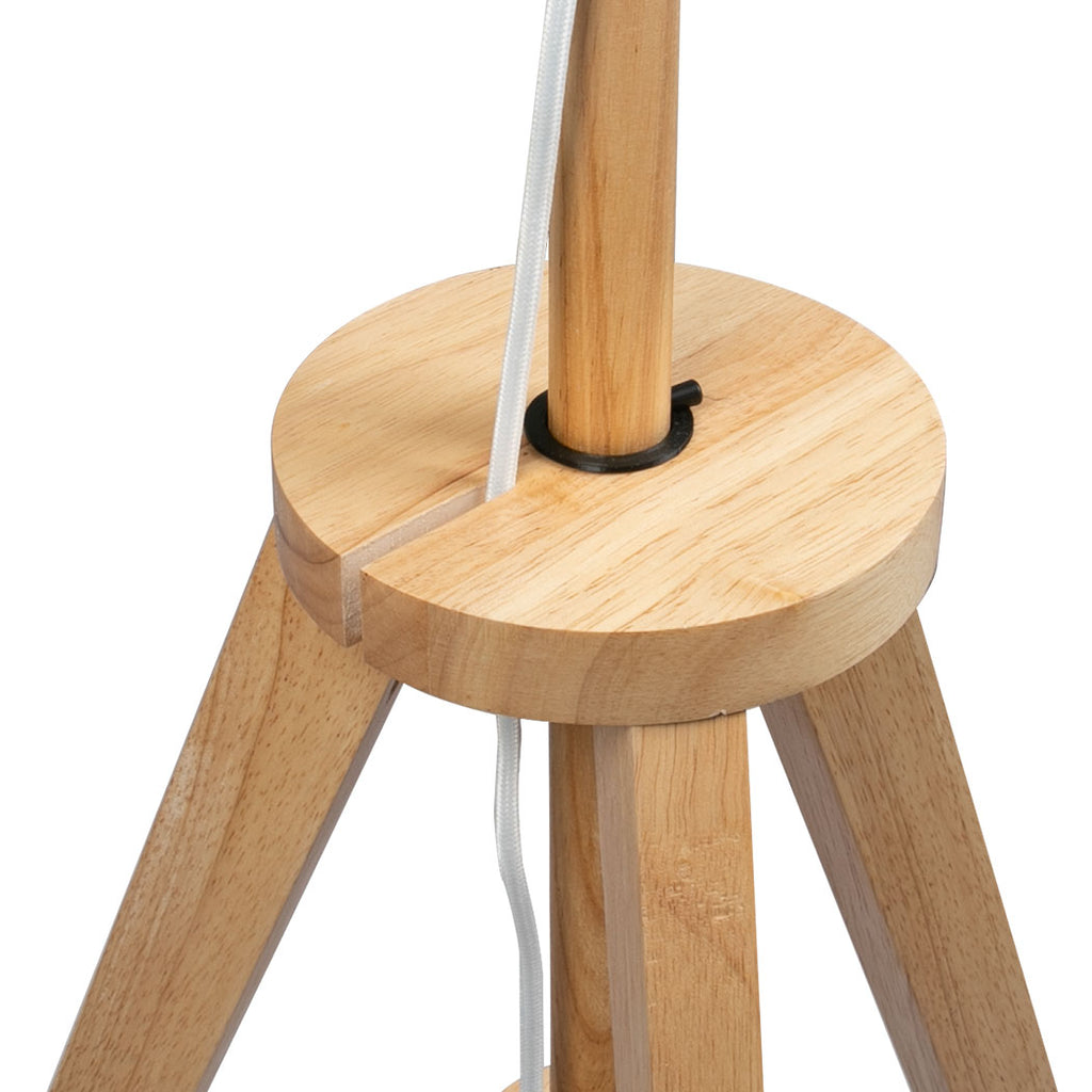 EMITTO Tripod Floor Lamp Wooden Modern Natural-1963748915610259460