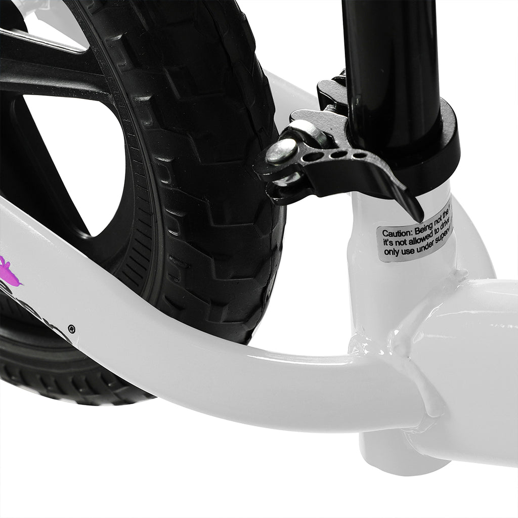 BoPeep Kids Balance Bike Ride On Toys White-1954802781772713988