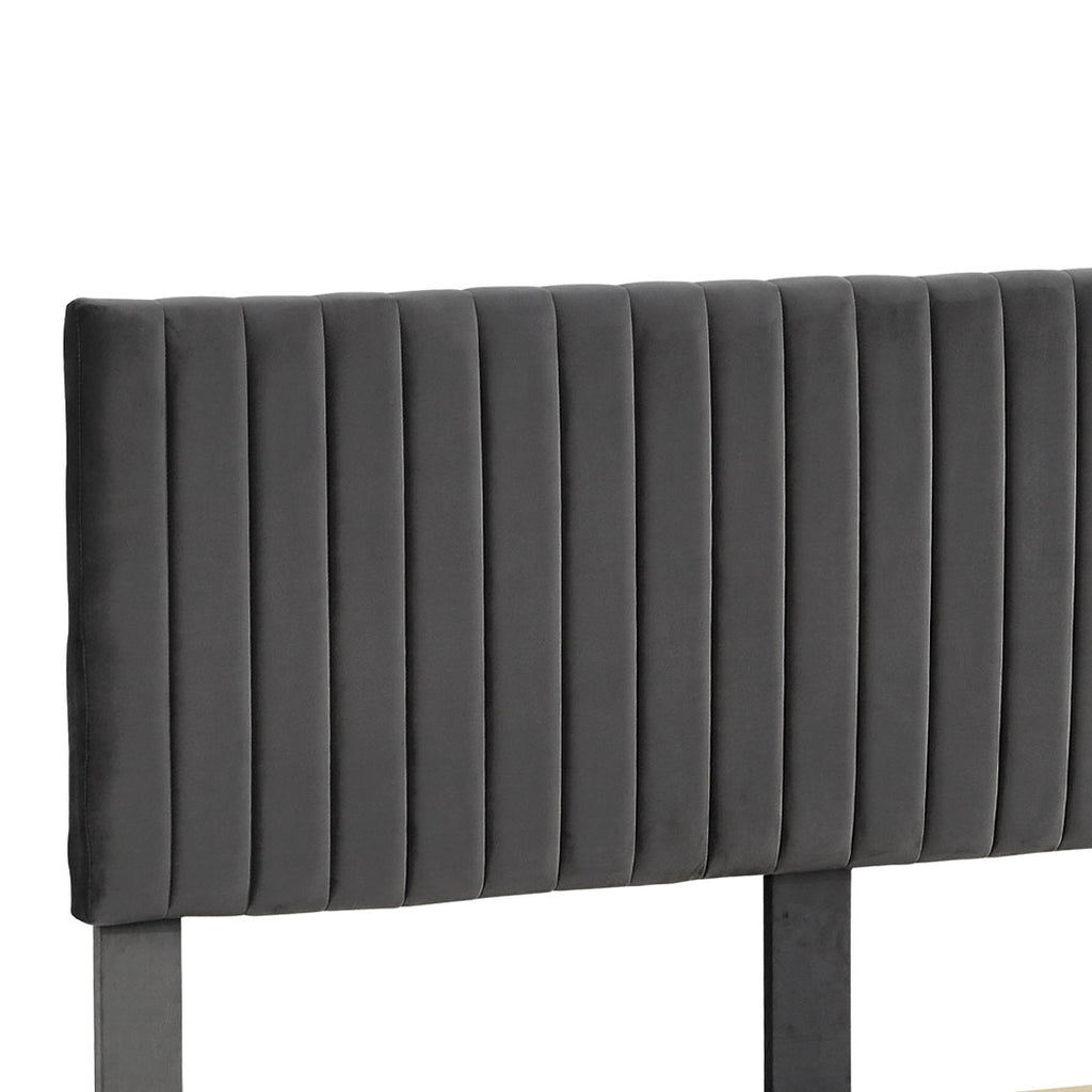 Levede Bed Frame Queen Size Mattress Grey-1954802931446452228