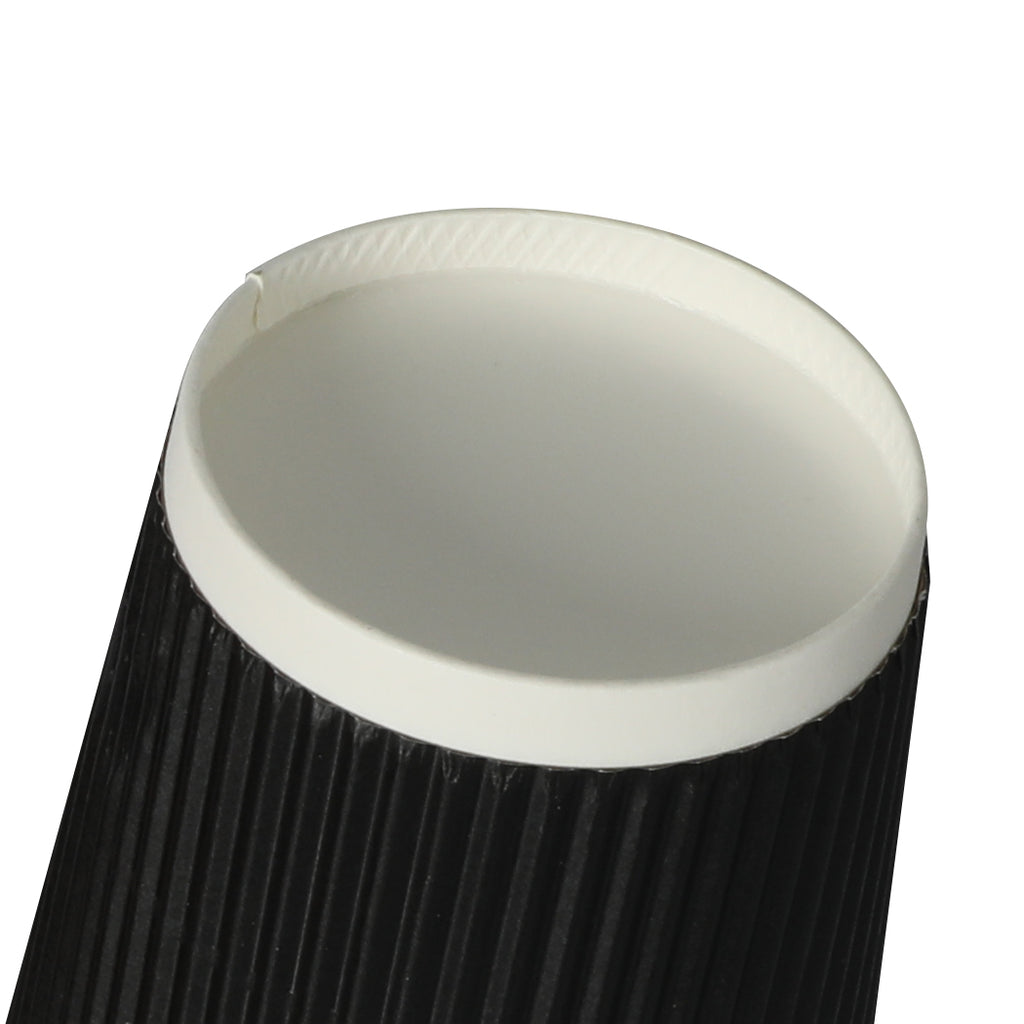 200 Pcs 16oz Disposable Takeaway Coffee Black-1954802896084275204