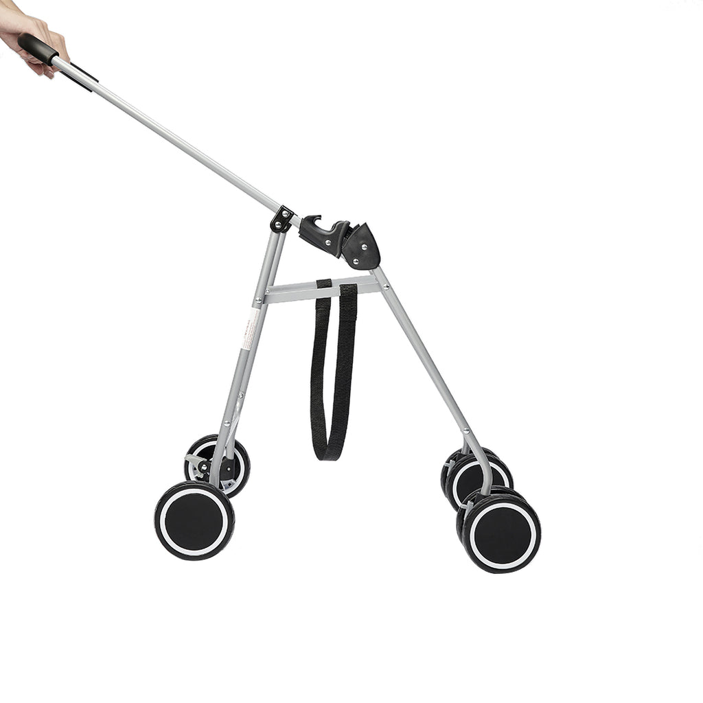 PaWz Pet Stroller Dog Cat Cage Carrier Black-1954802512892661764