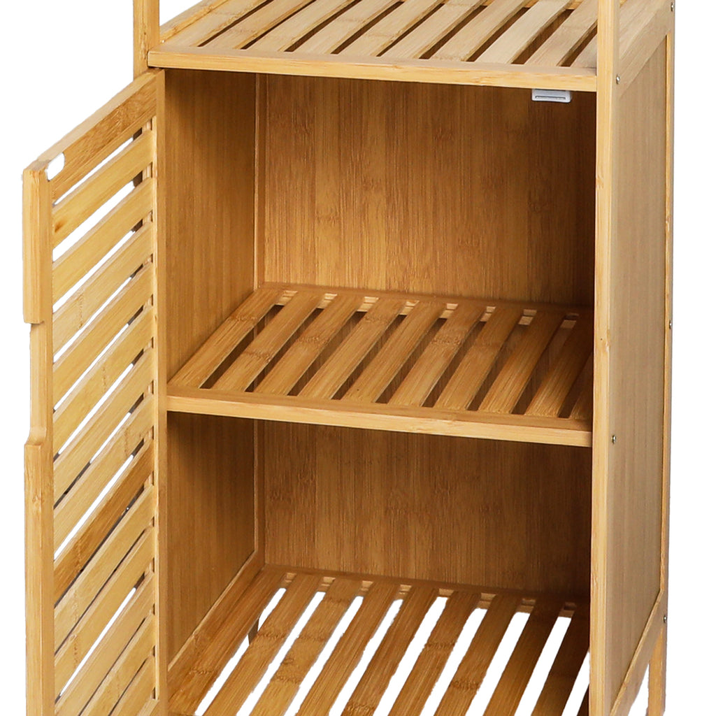Levede Bathroom Bamboo Storage Cabinet Natural-1954802383812956164