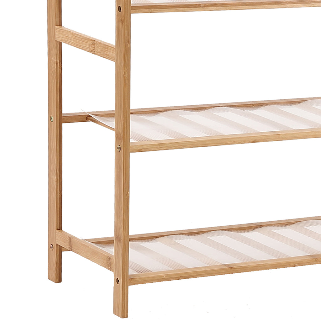 Levede Shoe Rack Bamboo Storage Wooden-1954802689313476612