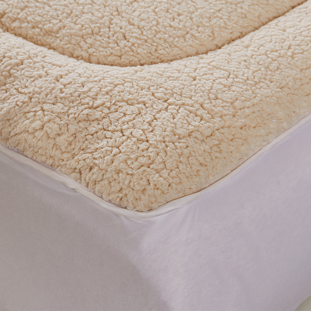 DreamZ Mattress Topper 100% Wool Underlay Queen-1954802863611973636