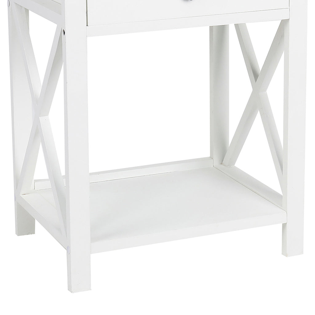Levede 1x Bedside Tables Drawers Side-1954802691104444421