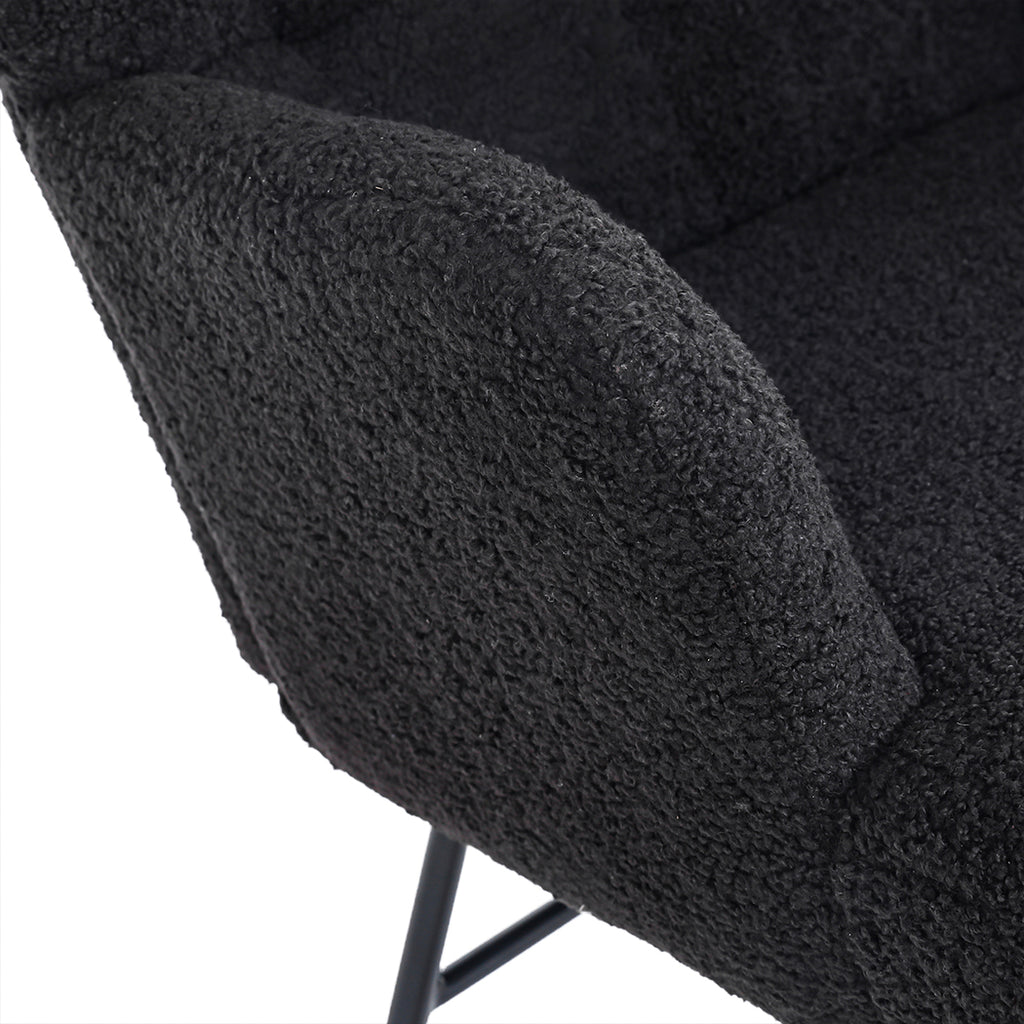 Levede Fleece Rocking Chair-1954802379673178117