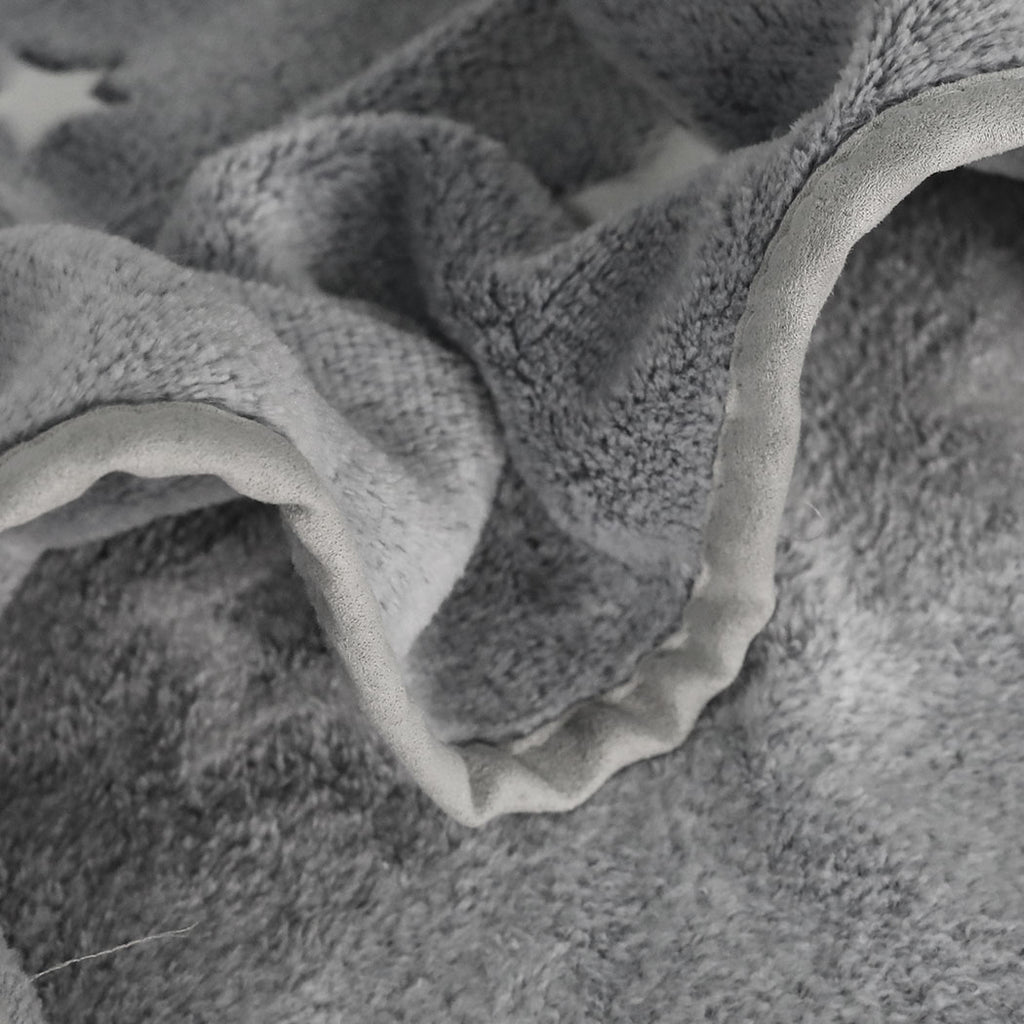 DreamZ 3x3M Large Oversized Blanket Grey Star-1954802942217424901