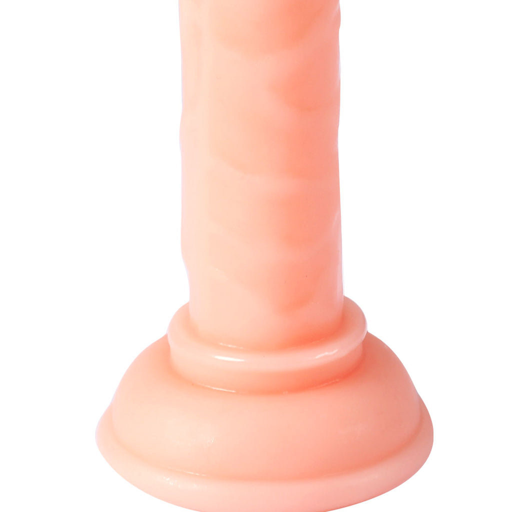 Crystal Dildo Dong Realistic Penis Cock Flesh 15cm-1954802620275232773