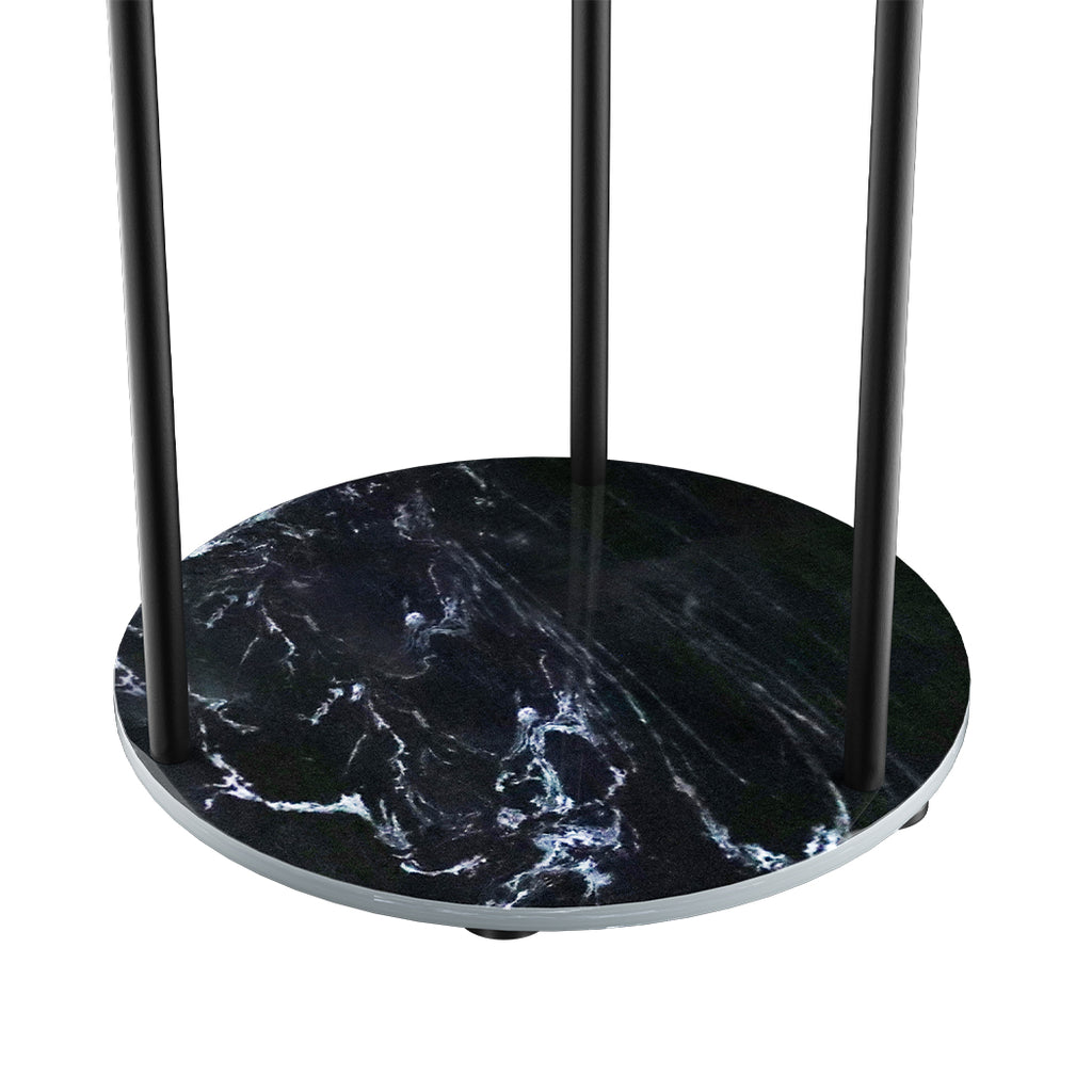 Levede Coat Rack Clothes Stand 8 Hook Organizer Black-1954803015181537285