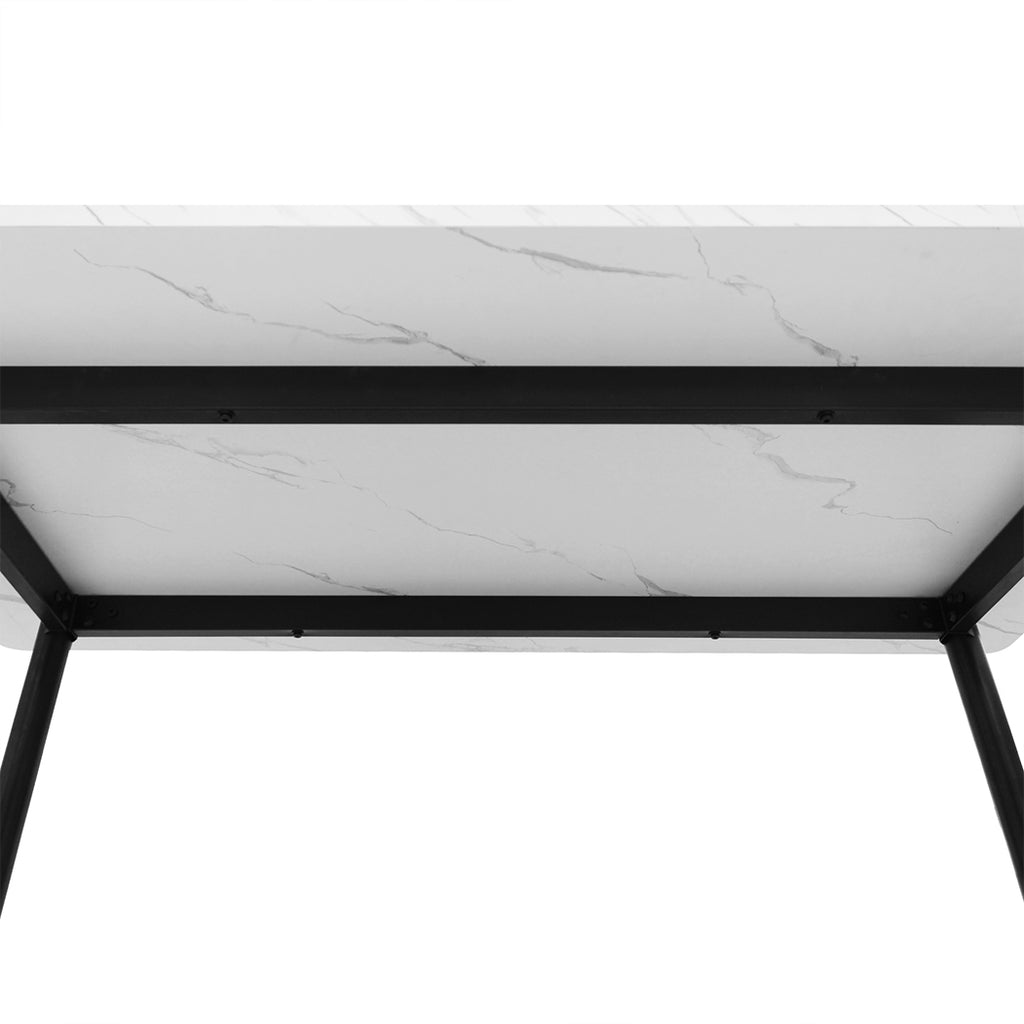 Levede Steel Dining Table 4-6 Seater 150cm-1954802378901426181