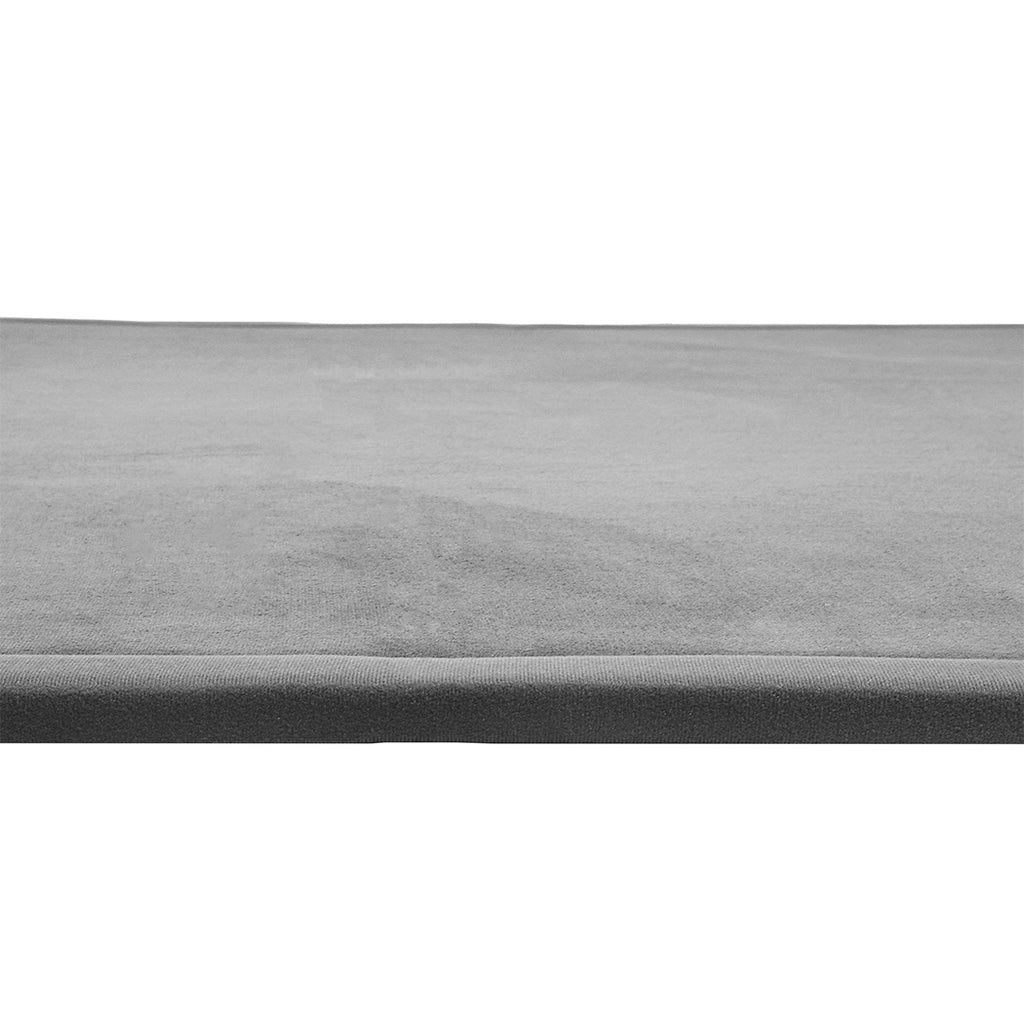 Marlow Coral Velvet Area Rugs Large Mat 150x200cm Grey-1954802461982199813