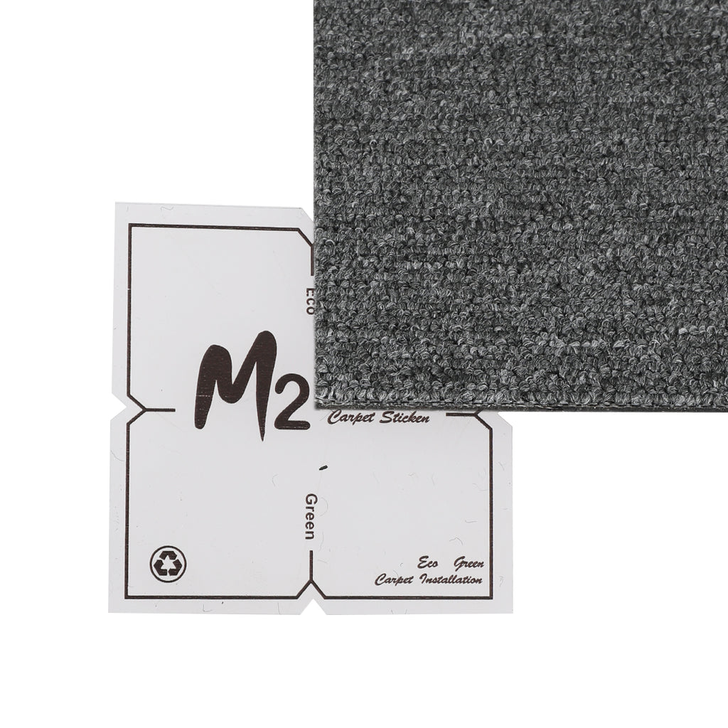 Marlow 20x Carpet Tiles 5m2 Box Heavy Grey-1954802710293385221