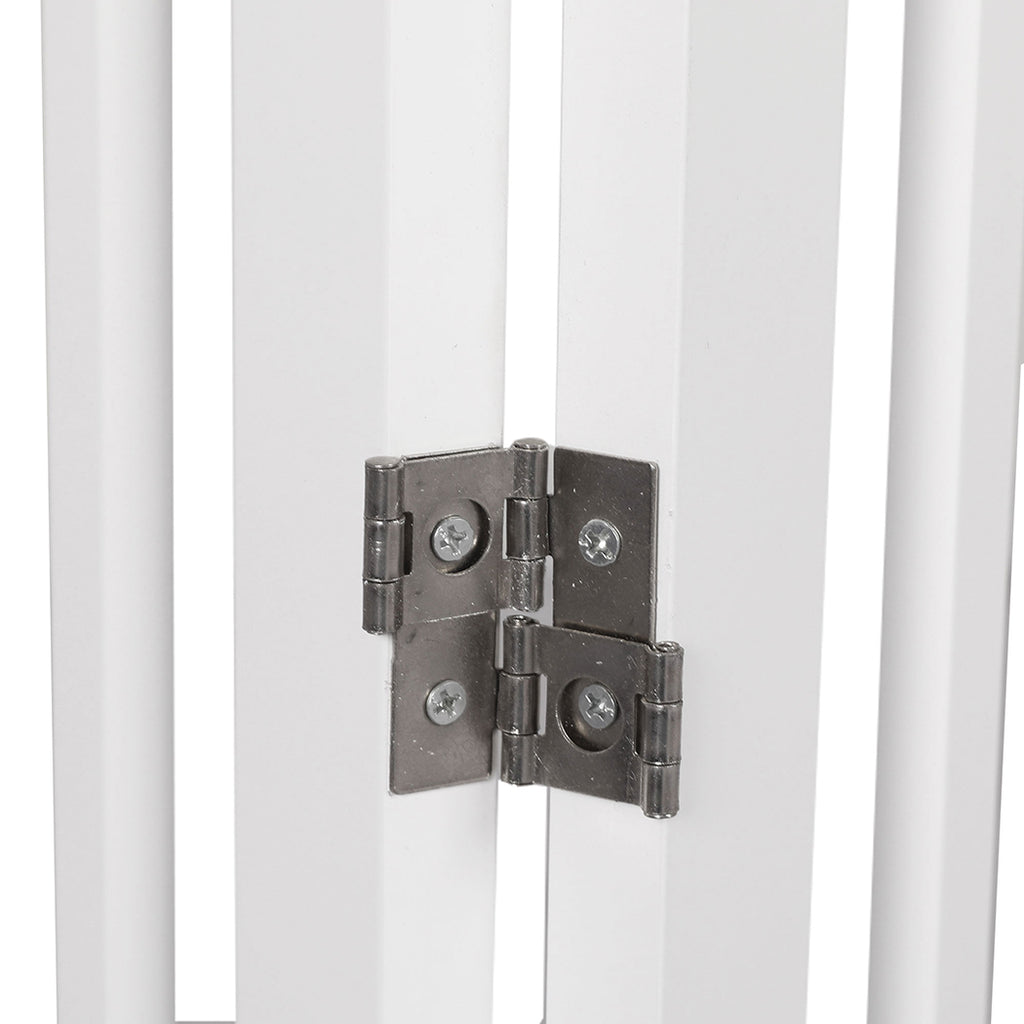 PaWz Wooden Pet Gate Dog Fence Safety White-1954802550205190149