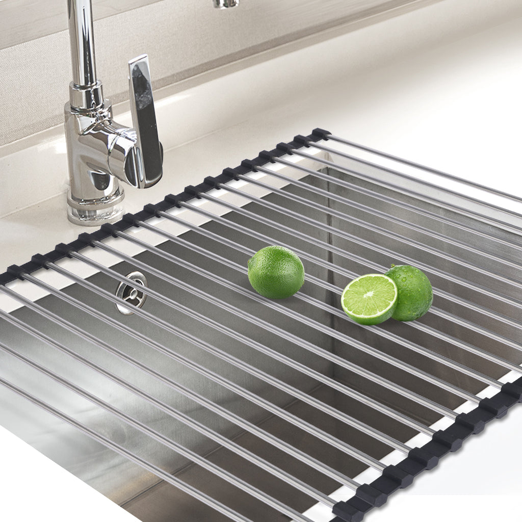 TOQUE Stainless Steel Dish Drying Rack-1954802797618794502