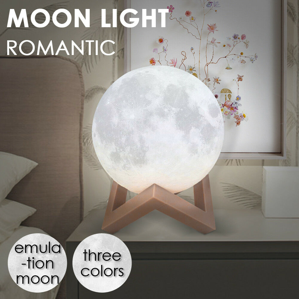 3D Magical Moon Lamp USB LED Night Light Large-1954802821375332358