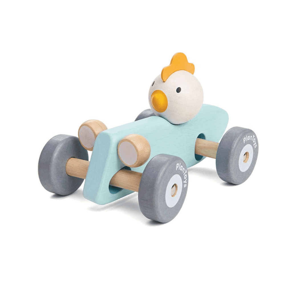 Plan Toys Chicken Racing Car-1954803100904722432