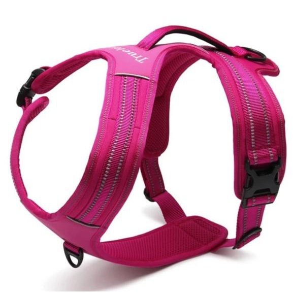 True Love Heavy Duty Sports Dog Harness - Pink, XS-1831155627313991681