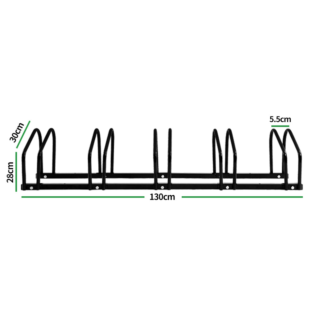 5 Bikes Stand Bicycle Bike Rack Floor-1954802587211534338