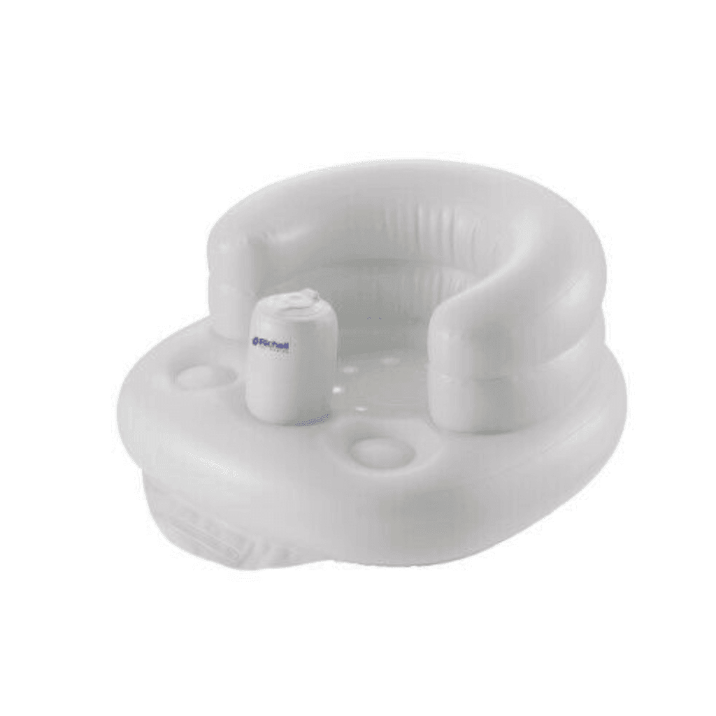 Richell Inflatable Soft Baby Chair Purple Grey-1954803146052210688