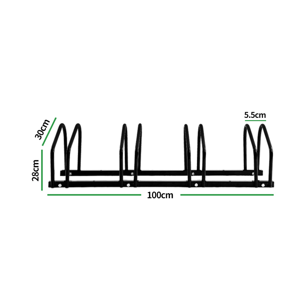4 Bikes Stand Bicycle Bike Rack Floor-1954802587018596354