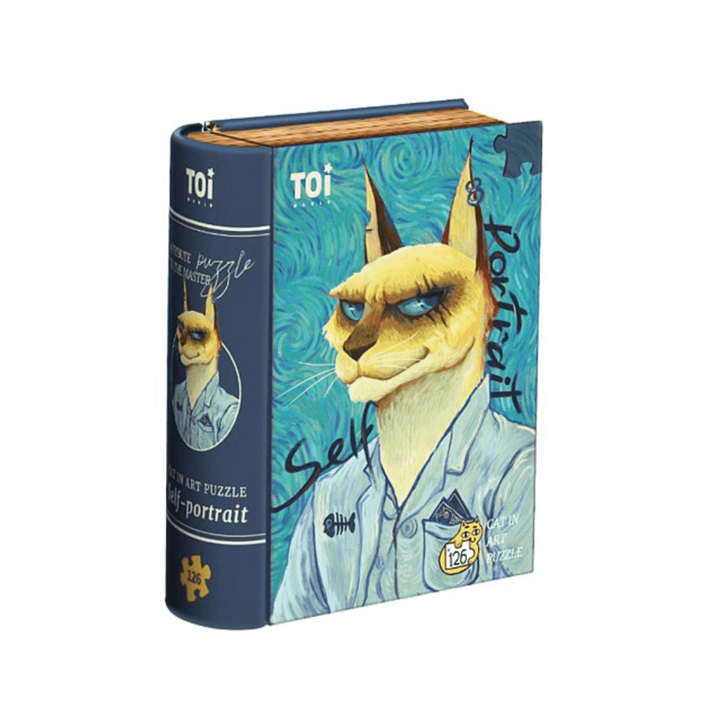 TOI Cat in Art Puzzle - Van Gogh?s Self Portrait-1954803098195202048