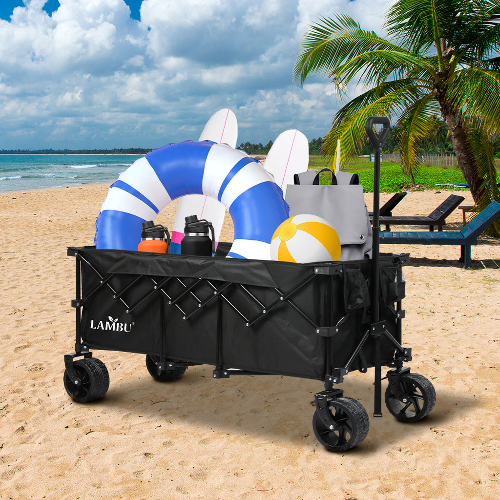 Lambu Folding Wagon Trolley Cart-1954802442663235591