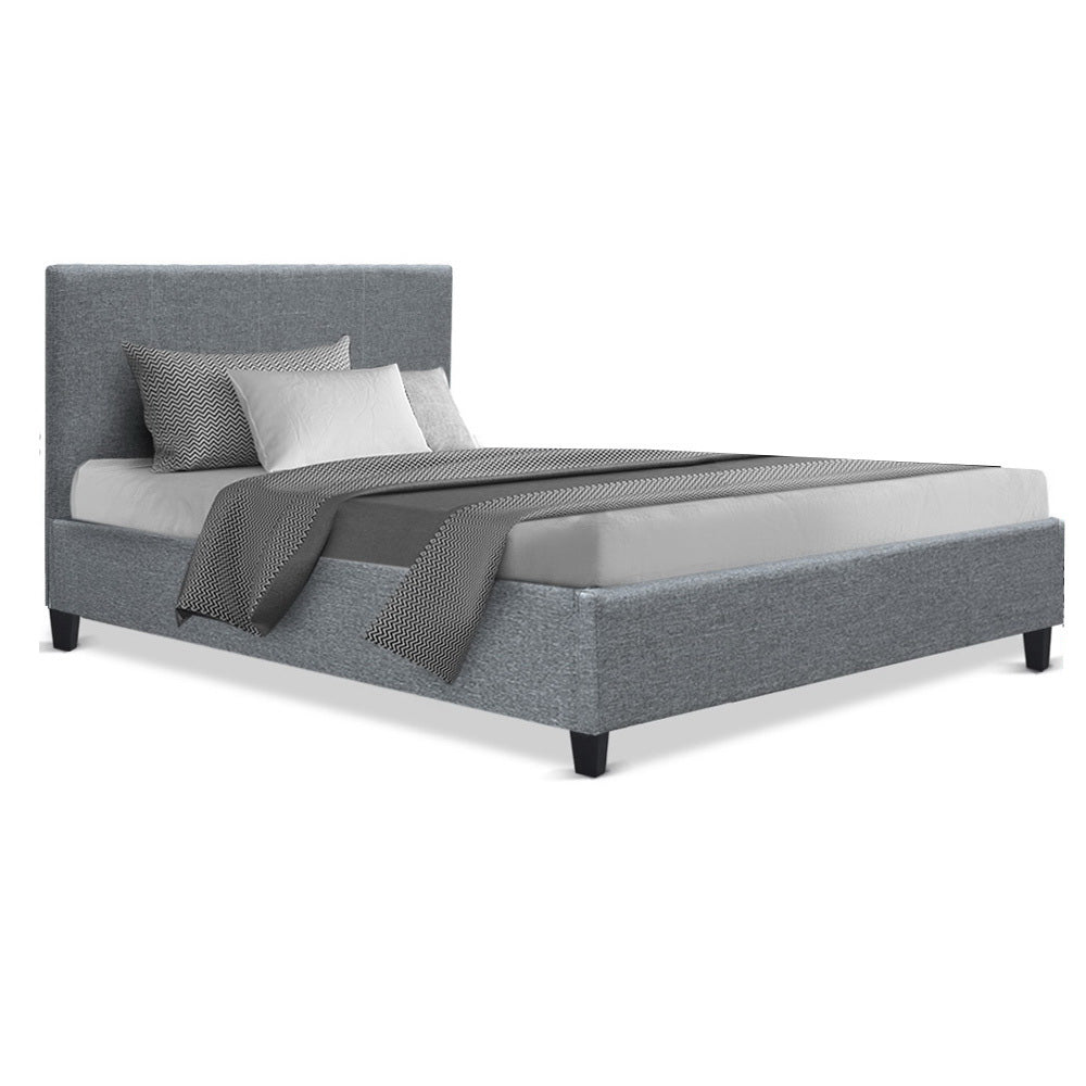 Artiss Bed Frame King Single Size Grey NEO