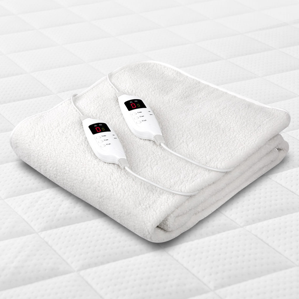 Giselle Bedding Double Size Electric Blanket Fleece