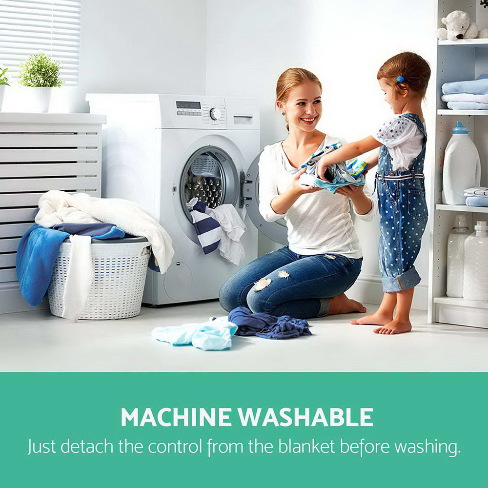 Giselle Bedding Single Size Electric Blanket Fleece
